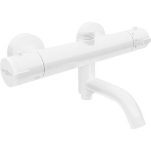 MEXEN KAI termostatická vanová a sprchová baterie 3/4" + 1/2", bílá 77900-20 obraz