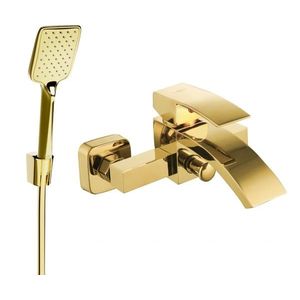 MEXEN/S Libra R62 vanová baterie s příslušenstvím, zlato 74513R62-50 obraz