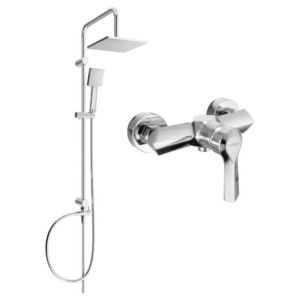 MEXEN/S Tord sprchový sloup včetně sprchové baterie Sabre, chrom 72140200-00 obraz