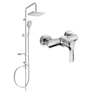MEXEN/S Sven sprchový sloup včetně sprchové baterie Sabre, chrom 72140262-00 obraz