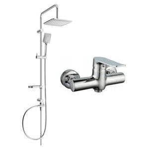 MEXEN/S Sven sprchový sloup včetně sprchové baterie Pecos, chrom 72740262-00 obraz