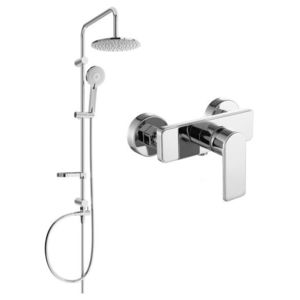 MEXEN/S Carl sprchový sloup včetně sprchové baterie Cetus, chrom 744340240-00 obraz