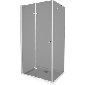 MEXEN/S Lima sprchový kout 70x120, grafit, chrom + bílá vanička se sifonem 856-070-120-01-40-4010 obraz