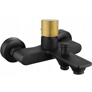 MEXEN/S Royo One vanová baterie 150 mm, , černá/zlatá 72230-75 obraz