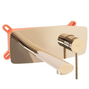 REA Umyvadlová baterie OVAL Gold + BOX REA-B5125 obraz