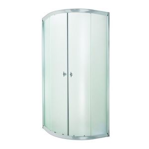 INVENA Sprchový kout čtvrtkruh MARBELLA, profil: chrom, sklo frosted 80x80cm AK-46-181-O obraz
