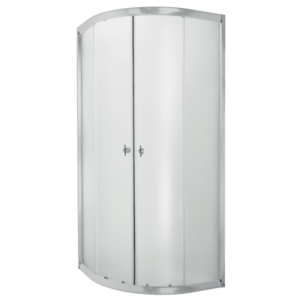 INVENA Sprchový kout čtvrtkruh MARBELLA, profil: chrom, sklo frosted 90x90cm AK-46-191-O obraz