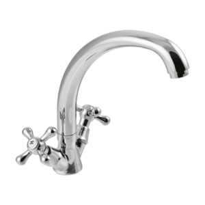 INVENA Umyvadlová/dřezová baterie ROMA, 20cm lux spout BU-23-00S-L obraz