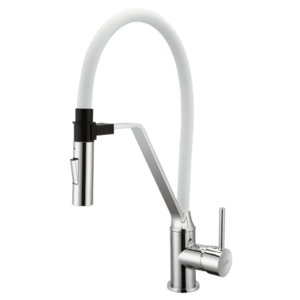 INVENA Dřezová baterie s magnetickým držákem, bílá BZ-30-L02-C obraz