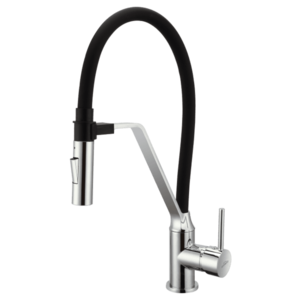 INVENA Dřezová baterie s magnetickým držákem, černá BZ-30-L04-C obraz