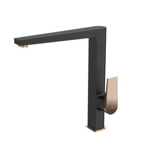 INVENA Dřezová baterie MIDNIGHT černá /zlato BZ-35-014-V obraz
