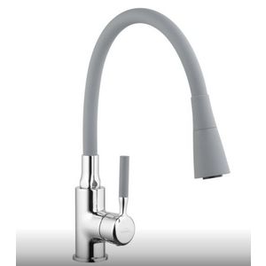 INVENA Dřezová baterie HULA, šedá BZ-85-L05-L obraz