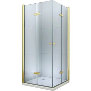 MEXEN/S LIMA sprchový kout 80x70, transparent, zlato 856-080-070-50-00-02 obraz