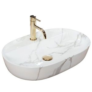 REA Umyvadlo Aura 61 Marmo Shiny REA-U8003 obraz