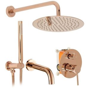 REA Vanová baterie Lungo růžové zlato + BOX REA-P6610 obraz