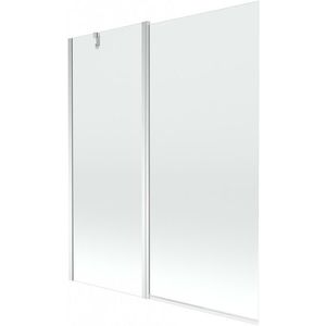 MEXEN Flip vanová zástěna 1-křídlo 140x150, transparent, chrom 894-140-101-01-00 obraz