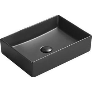 MEXEN Goya umyvadlo na desku 45x32, černá mat 22184585 obraz