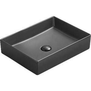 MEXEN Goya umyvadlo na desku 51x37, černá mat 22185085 obraz