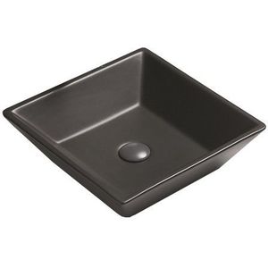 MEXEN Pola umyvadlo na desku 41 x 41, černá mat 22224185 obraz