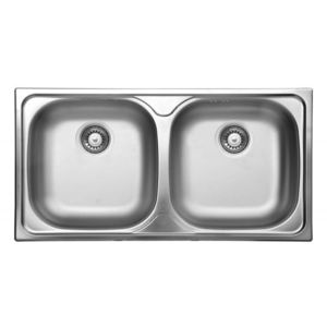 DEANTE Xylo nerez satin Nerezový dřez, 2 bowl ZEX_0203 obraz