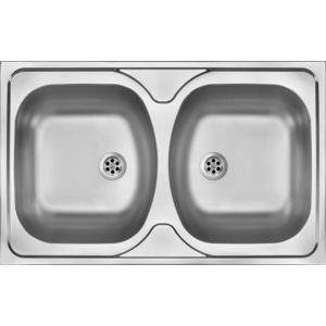 DEANTE Tango nerez satin Nerezový dřez, 2 bowl celoplošný ZM5_0200 obraz