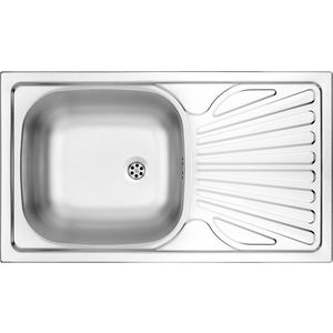 DEANTE Techno nerez satin Nerezový dřez, 1 bowl s odkapávačem ZMU_0110 obraz
