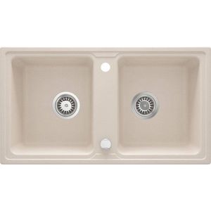 DEANTE Zorba beige Granitový dřez, 2 bowl ZQZ_5203 obraz