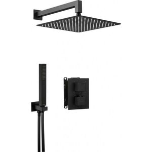 DEANTE Therm černá Sprchový set pod omítku, s termostatickou BOX BXYZNEAT obraz