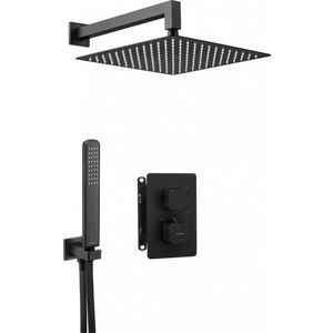 DEANTE Therm černá Sprchový set pod omítku, s termostatickou BOX BXYZNECT obraz