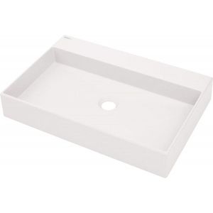 DEANTE Correo alabaster Granitové umyvadlo, na desku 60x40 cm CQR_AU6S obraz