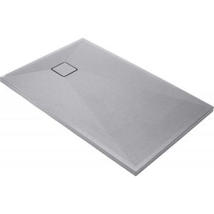 DEANTE Correo šedá metalic Granitová sprchová vanička, obdélníková, 100x90 cm KQR_S45B obraz