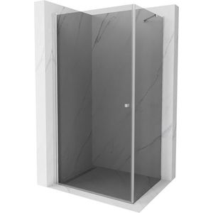 MEXEN/S Pretoria sprchový kout 100x90, grafit, chrom 852-100-090-01-40 obraz