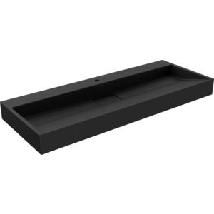 MEXEN Ava umyvadlo na desku litý mramor 1/O 120 x 46, černá 23011271 obraz