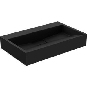 MEXEN Ava umyvadlo na desku litý mramor B/O 60 x 38, černá 23016070 obraz