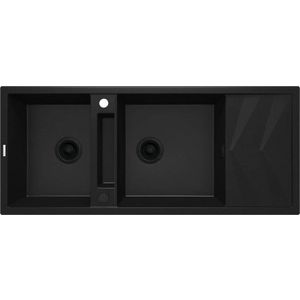 DEANTE Magnetic nero granitový dřez, 2-bowl ZRM_N213 obraz
