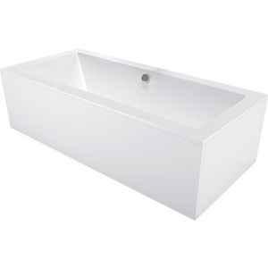 MEXEN/S Cube obdélníková vana 180 x 80 cm s panelem, bílá 55051808000X obraz