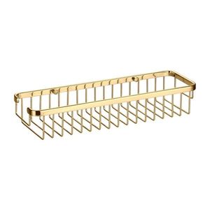 OMNIRES UNI košík do sprchy, 36 x 7 x 11 cm zlatá /GL/ 8963AGL obraz