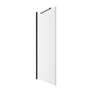 OMNIRES MANHATTAN boční stěna, 100 cm černá mat / transparent /BLMTR/ ADR10XBLTR obraz