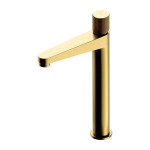 OMNIRES CONTOUR umyvadlová baterie vysoká zlatá kartáčovaná /GLB/ CT8012GLB obraz
