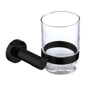 Omnires MODERN PROJECT Držák se sklenicí černá MP60320BL obraz