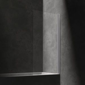 OMNIRES KENTON Jednokřídlá vanová zástěna, 70 cm chrom / transparent /CRTR/ MP75CRTR obraz