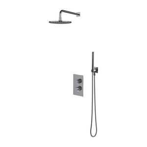 OMNIRES CONTOUR termostatický podomítkový sprchový systém chrom /CR/ SYSCT11CR obraz