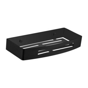 OMNIRES UNI košík do sprchy, 30 x 5 x 13 cm černá mat /BLM/ UN10331BL obraz