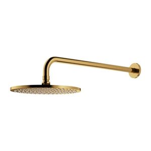 OMNIRES SLIMLINE hlavová sprcha včetně ramena, o25 cm zlatá kartáčovaná /GLB/ WGSET1GLB obraz