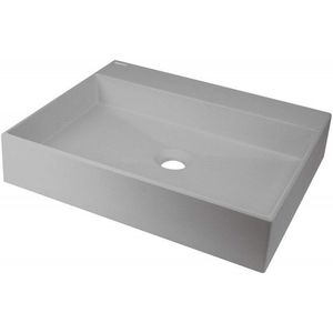 DEANTE Correo metallic grey Granit umyvadlo na desku 500x400 mm CQR_SU5S obraz