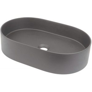 DEANTE Silia titanium Granit umyvadlo, oval CQS_TU6S obraz