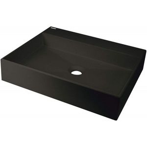 DEANTE Correo nero Granit umyvadlo na desku 500x400 mm CQR_NU5S obraz