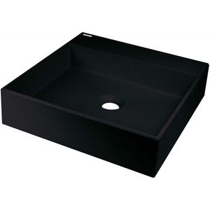 DEANTE Correo nero Granit umyvadlo na desku 400x400 mm CQR_NU4S obraz