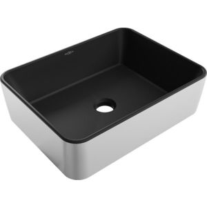 MEXEN Catia umyvadlo na desku 48 x 37, černá mat/stříbrná 21314874 obraz