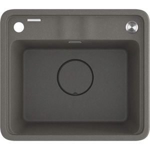 DEANTE Momi metallic grey Granitový dřez, 1-bowl ZKM_T103 obraz